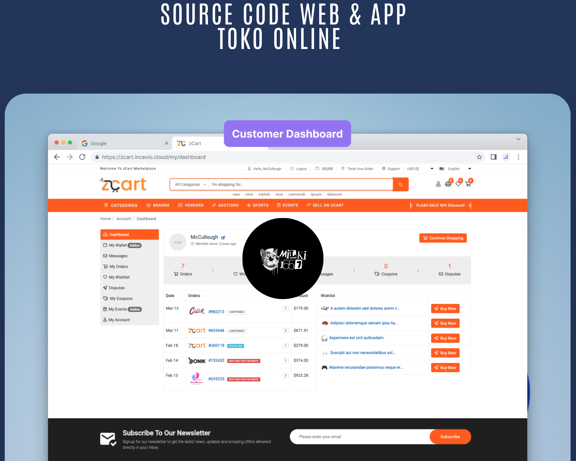 Website Marketplace / E-commerce ( V3 ) - Marketplace / E-commerce