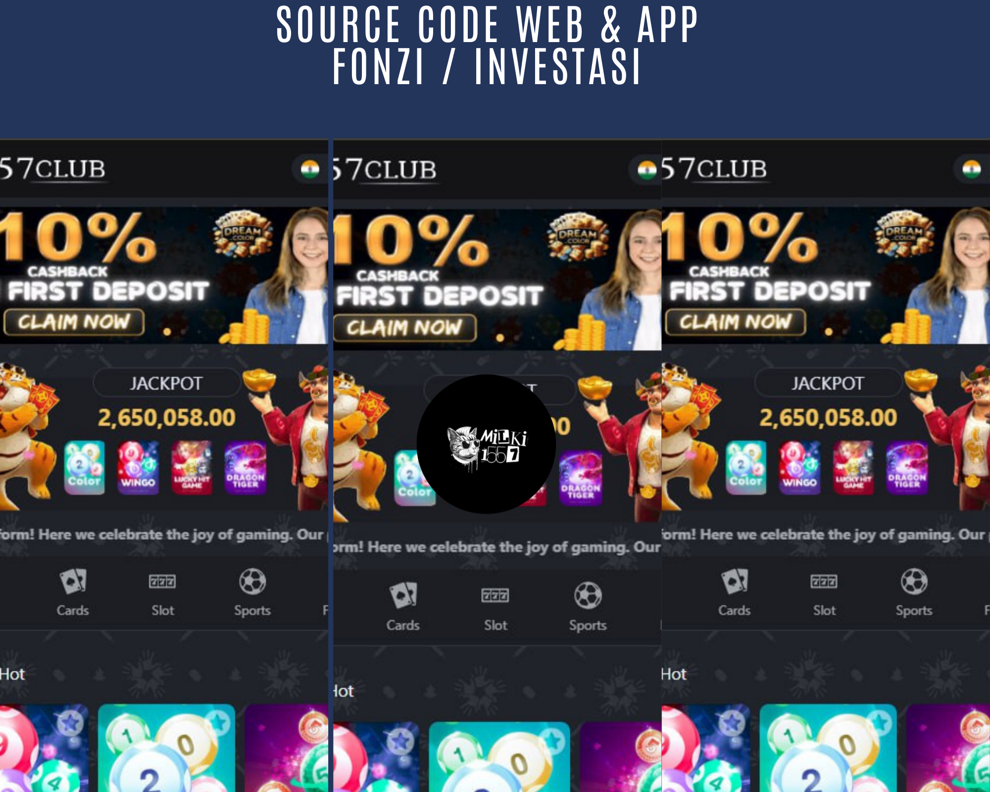 Terima Jasa Pembuatan Website Fonzi / Investasi ( PART 54 ) - Ponzi & Slot