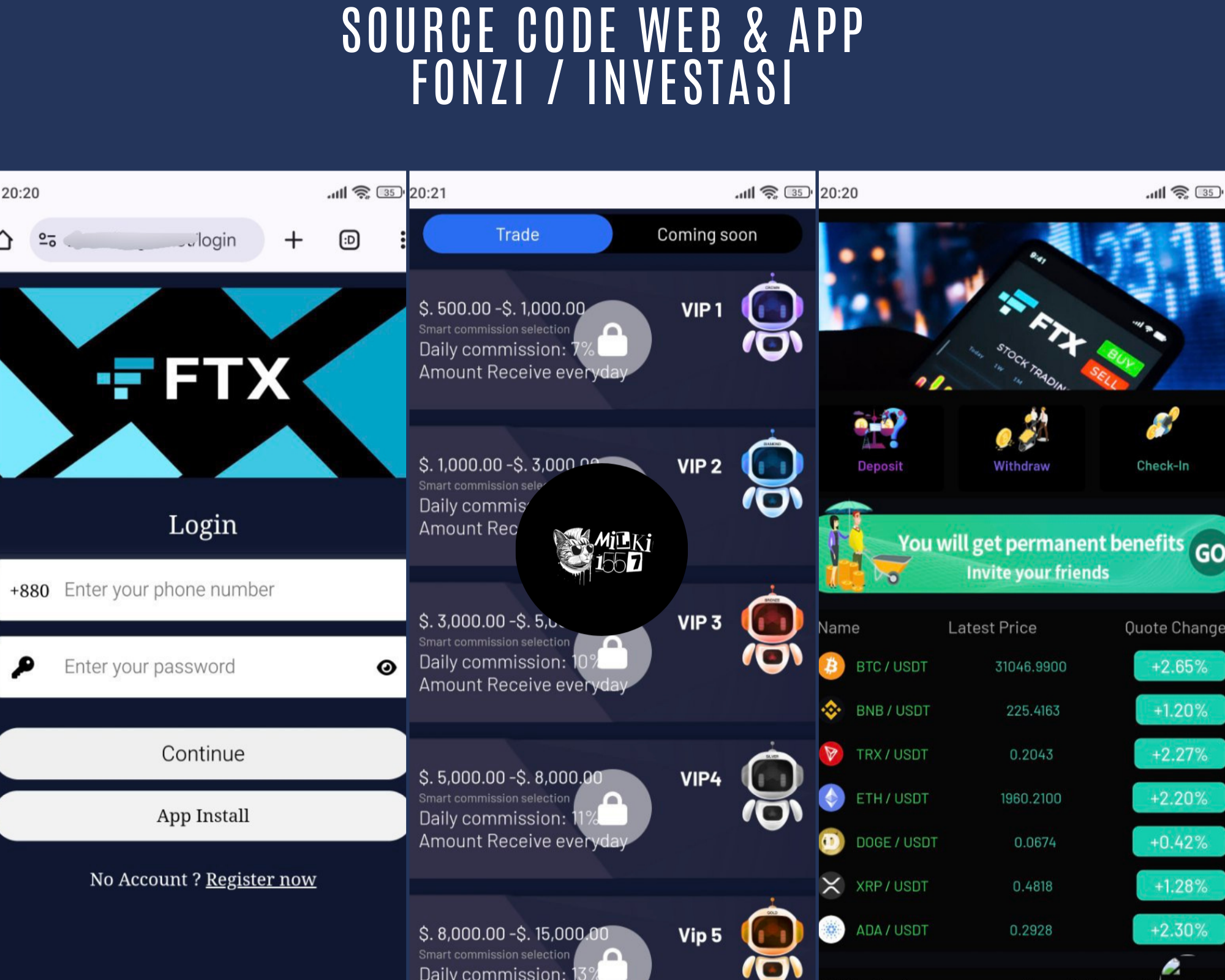 Terima Jasa Pembuatan Website Fonzi / Investasi ( PART 20 ) - Ponzi & Slot