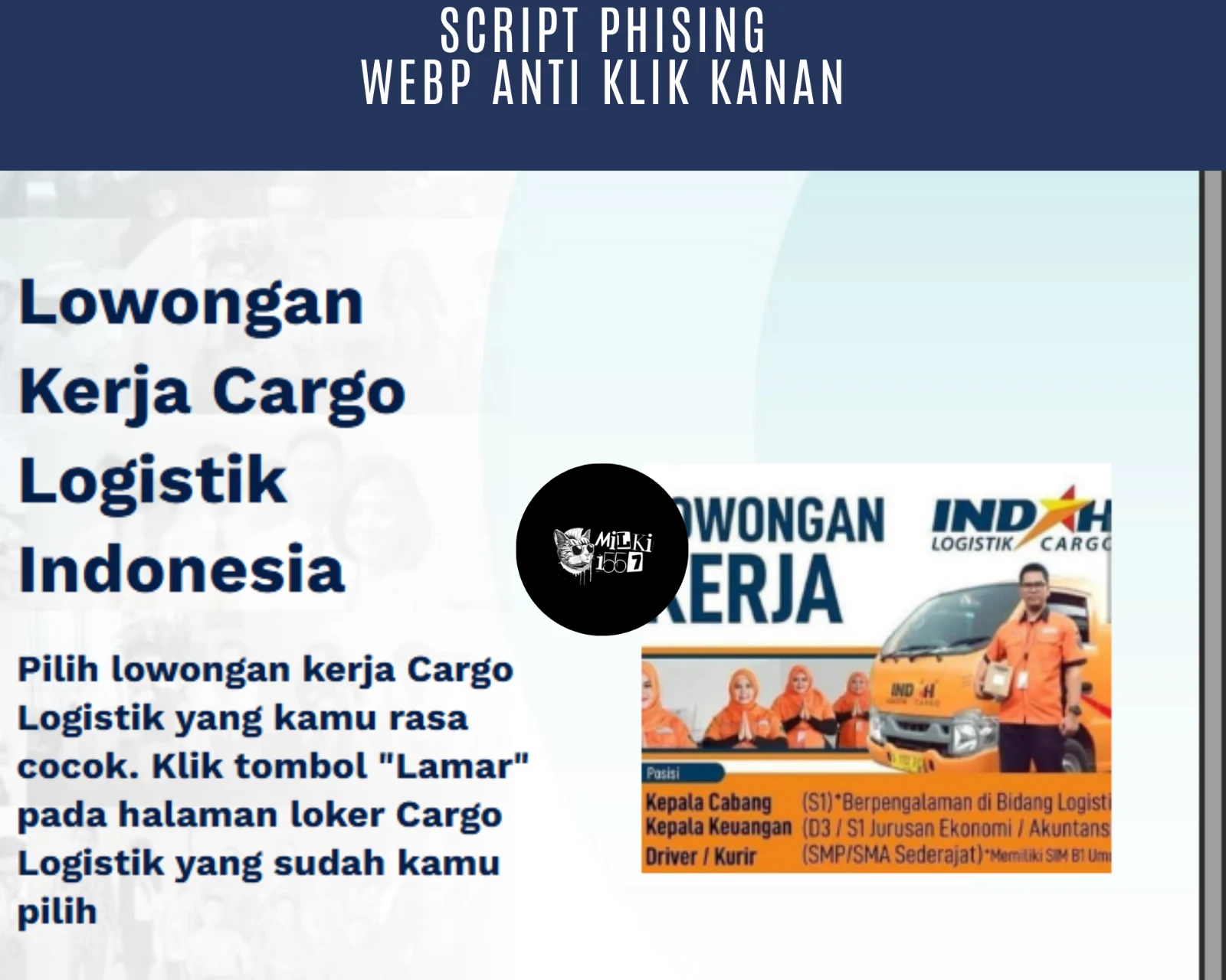Jasa Pembuatan WebP Bergaransi ( PART 44 ) - Phising Website