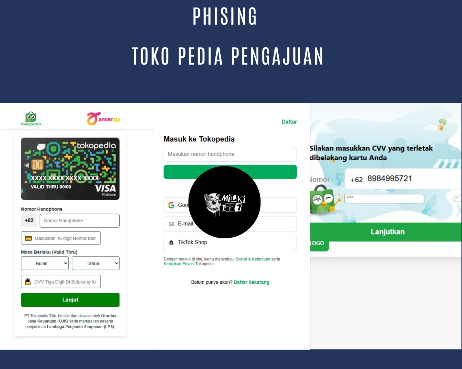Jasa Pembuatan WebP Bergaransi ( PART 52 ) - Phising Website