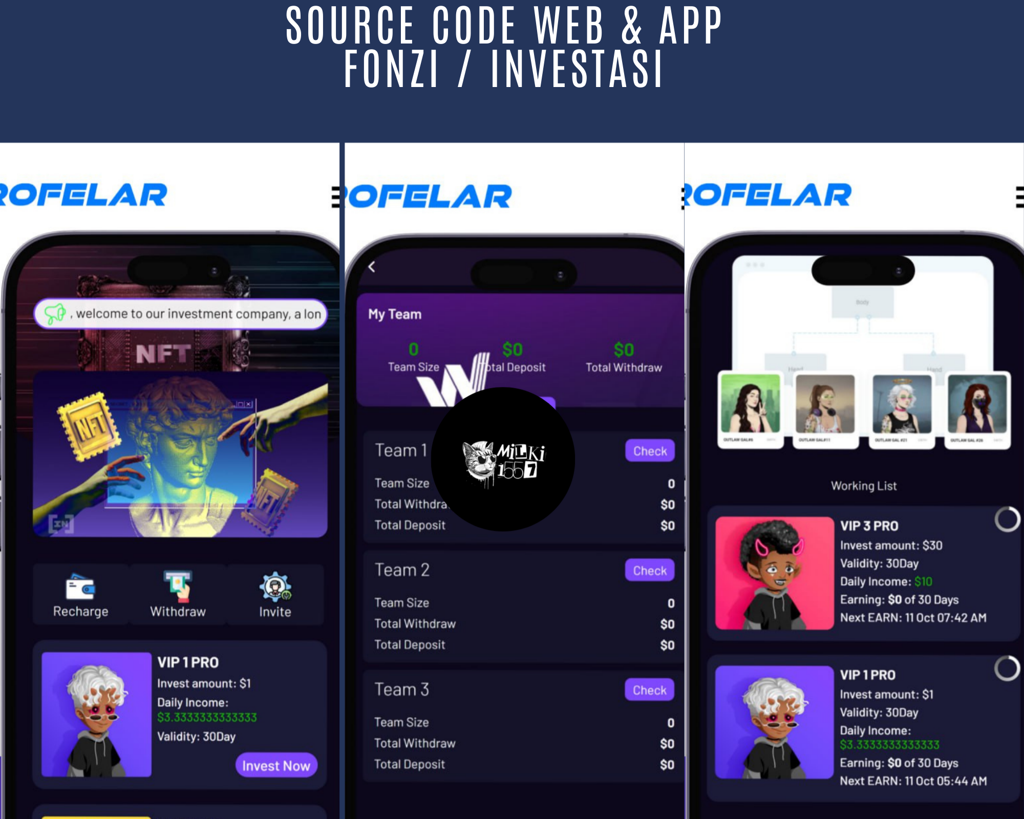 Terima Jasa Pembuatan Website Fonzi / Investasi ( PART 70 ) - Ponzi & Slot
