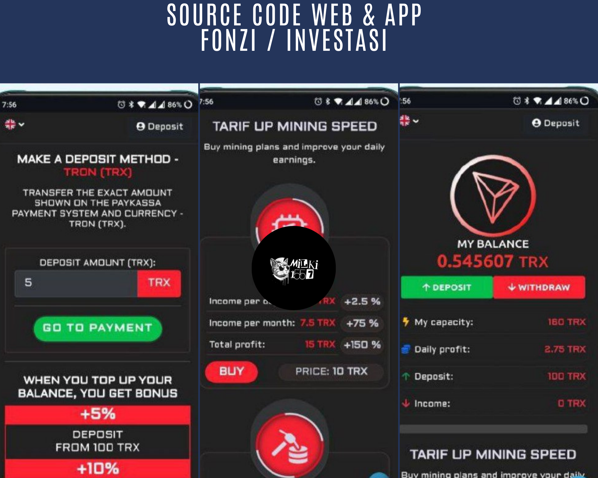Terima Jasa Pembuatan Website Fonzi / Investasi ( PART 10 ) - Ponzi & Slot