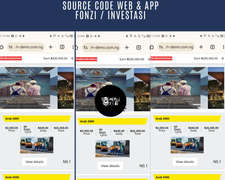 Terima Jasa Pembuatan Website Fonzi / Investasi ( PART 59 )